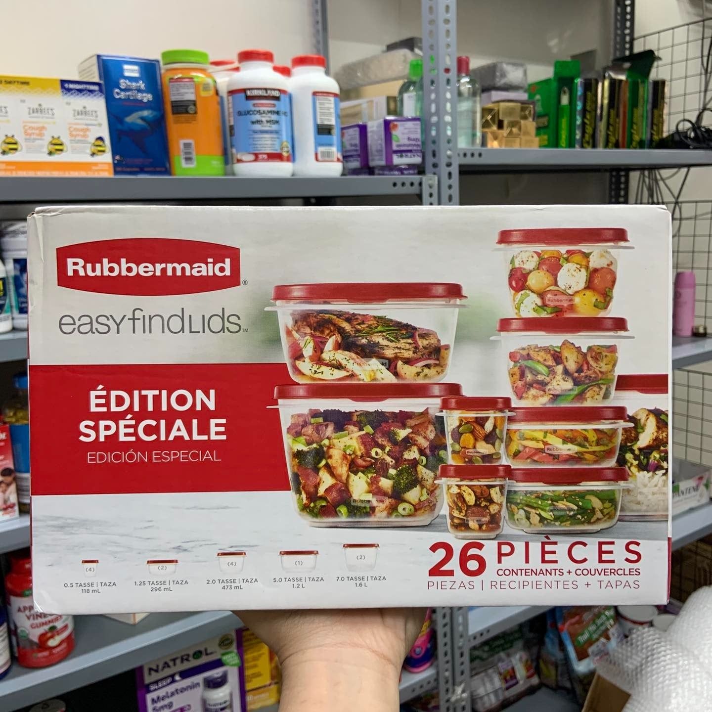 Set 13 hộp nhựa kèm nắp đựng thực phẩm Rubbermaid