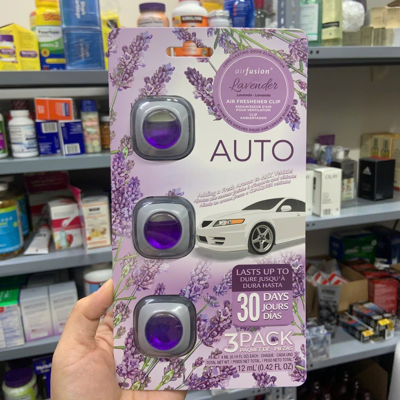 Set 3 nước hoa xe hơi Airfusion Car