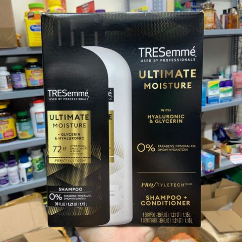  Set dầu gội và xả phục hồi tóc Tresemmé Ultimate Moisture 