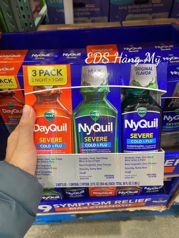  Siro cảm Vicks DayQuil & NyQuil Cold & Flu Severe 