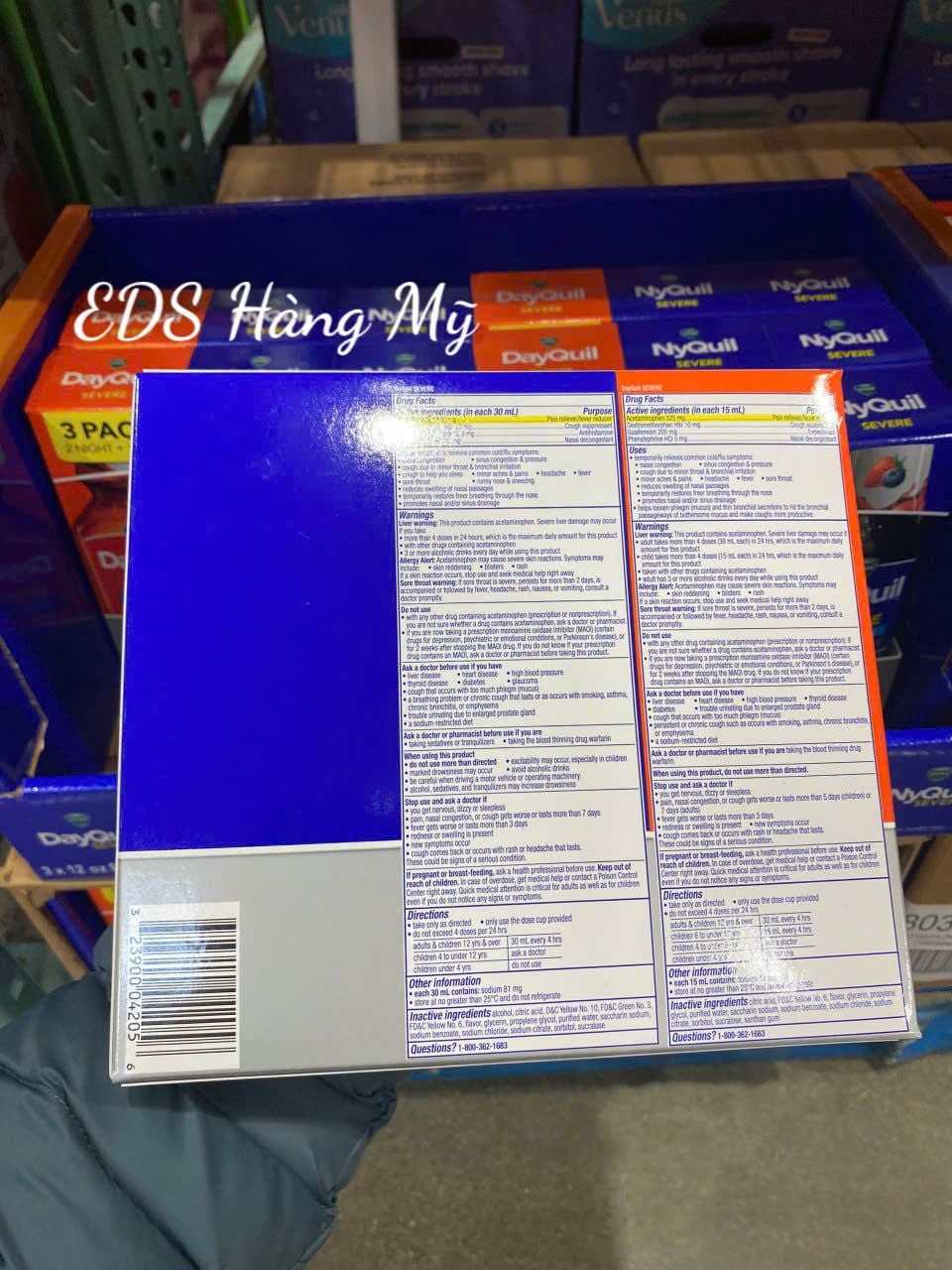 Siro cảm Vicks DayQuil & NyQuil Cold & Flu Severe