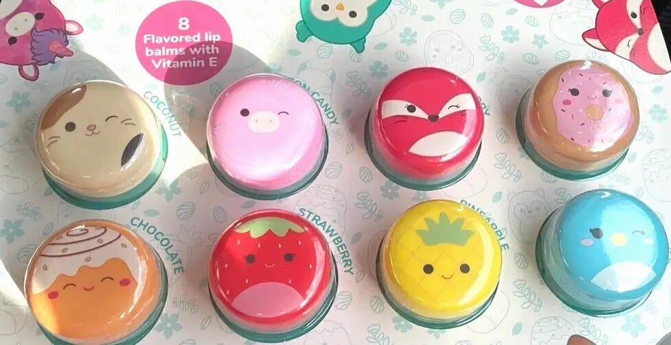 Son dưỡng môi Original Squishmallows Macaron Lip Balms