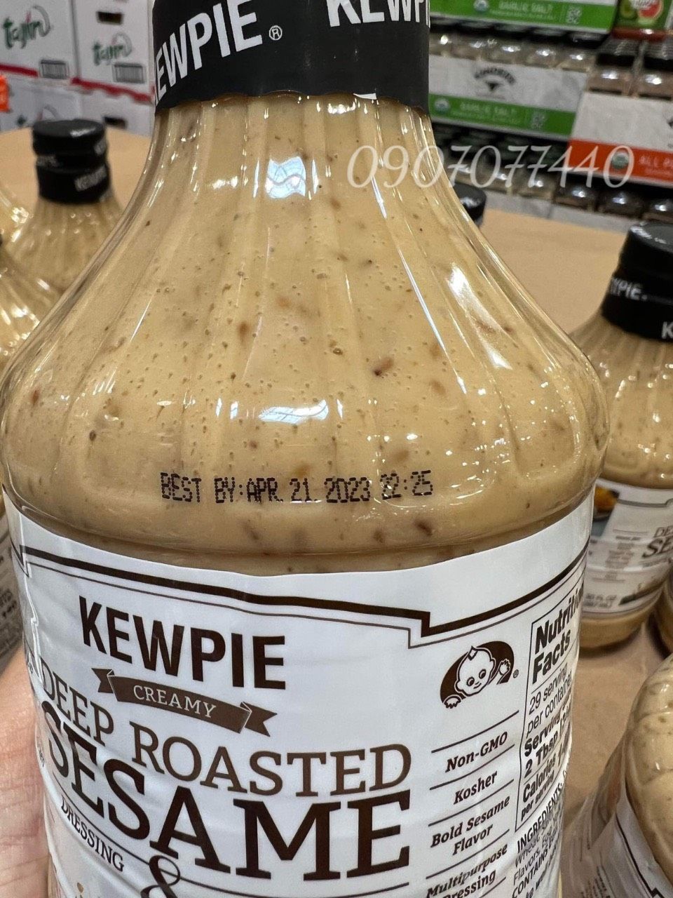 Sốt mè rang Kewpie Deep Roasted Sesame của Mỹ