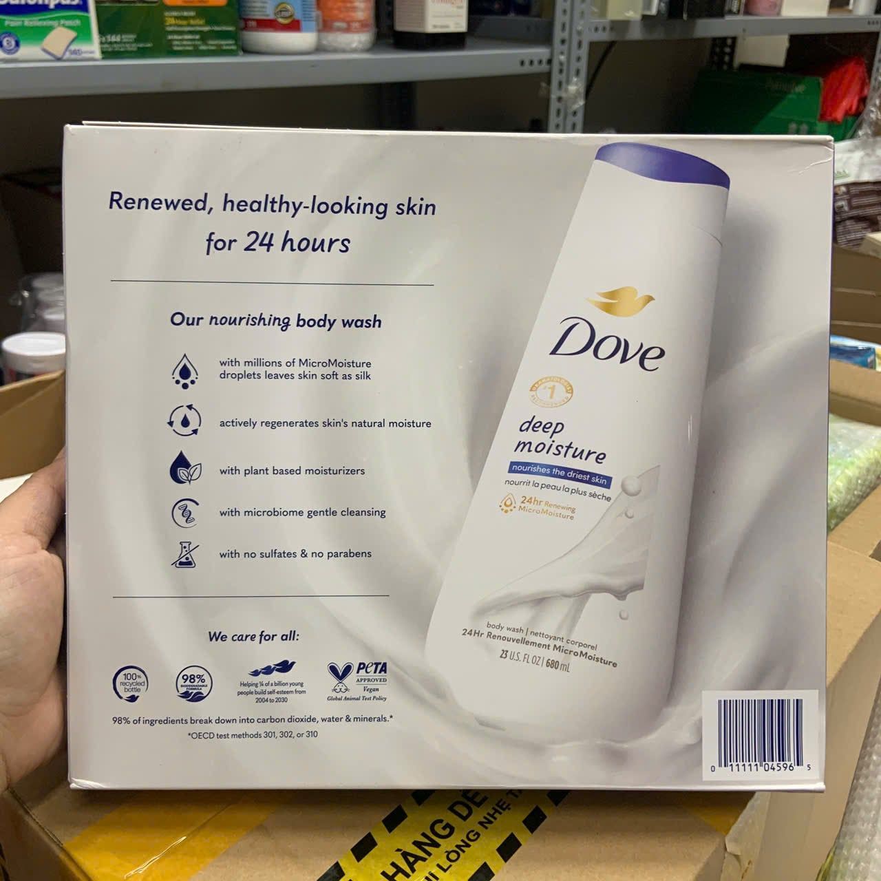 Sữa tắm dưỡng ẩm Dove Deep Moisture
