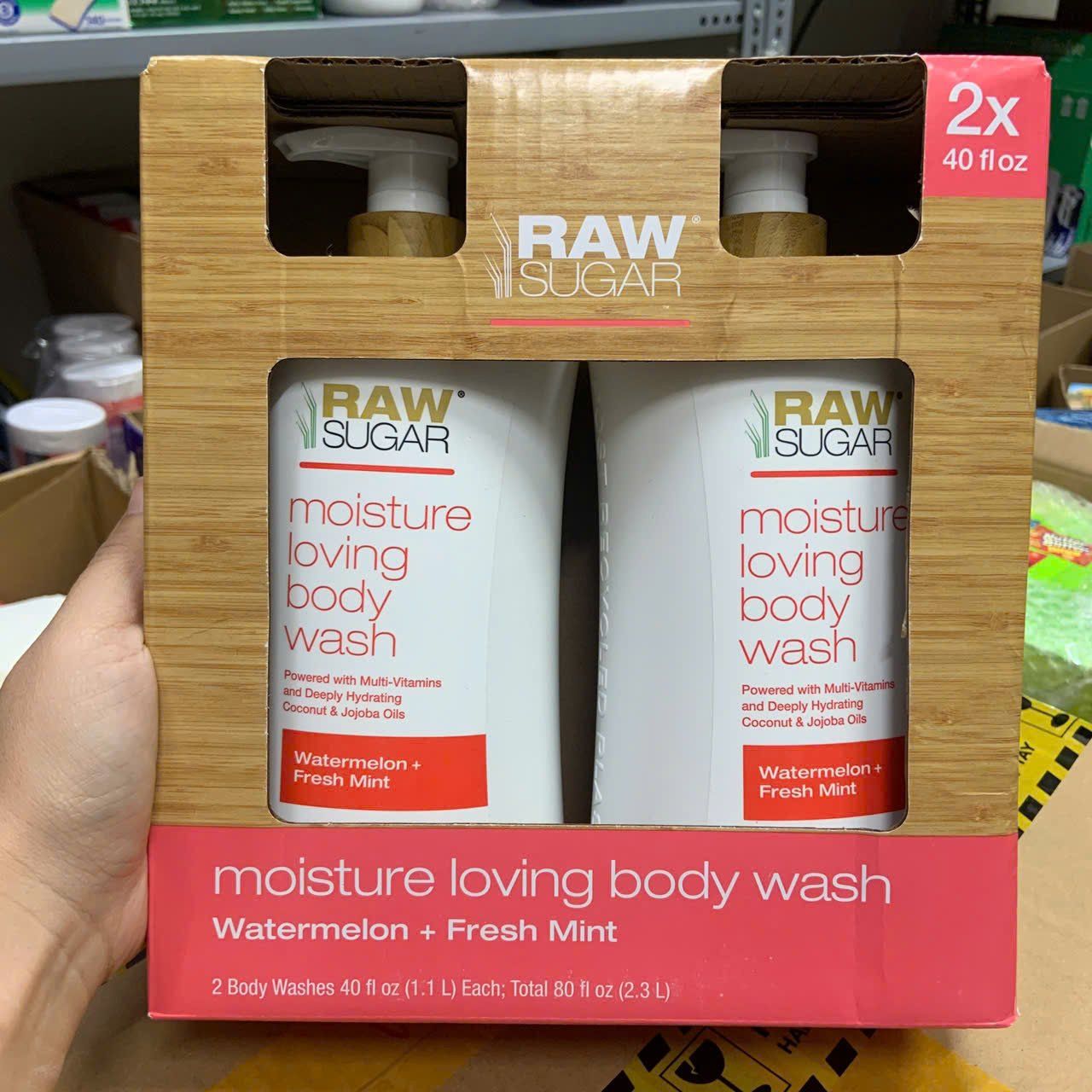 Sữa tắm dưỡng ẩm Raw Suger Moisture Loving Body Wash