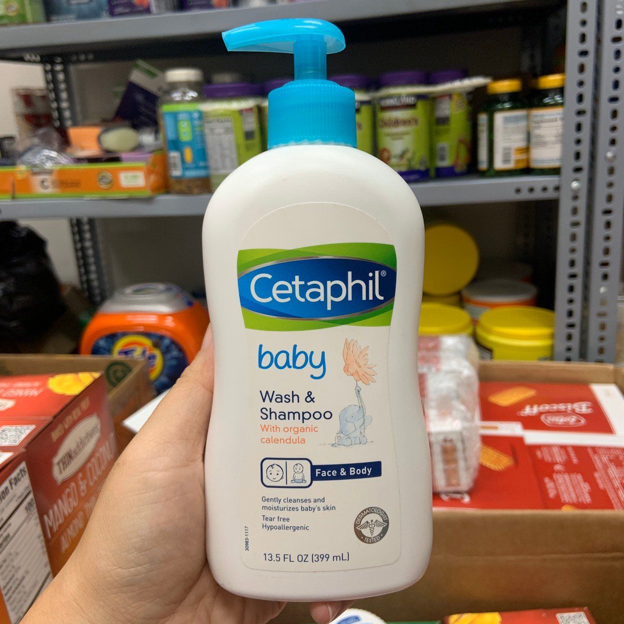 Sữa tắm gội toàn thân cho bé Cetaphil Baby Wash & Shampoo