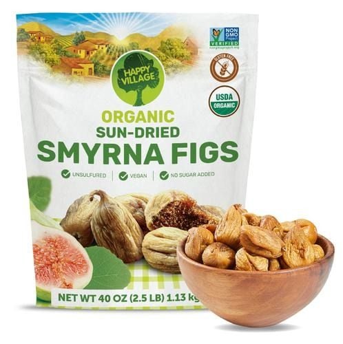 Sung hữu cơ sấy dẻo Happy Village Organic Sun-Dried Smyrna Figs