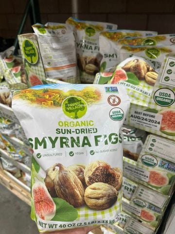  Sung hữu cơ sấy dẻo Happy Village Organic Sun-Dried Smyrna Figs 