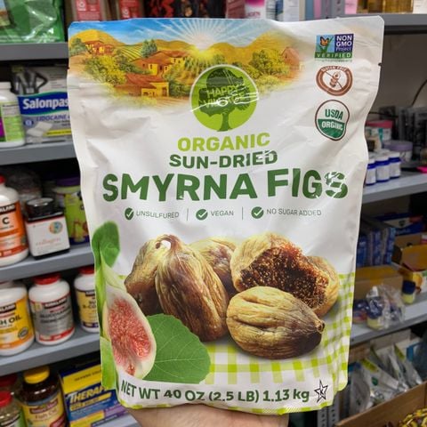  Sung hữu cơ sấy dẻo Happy Village Organic Sun-Dried Smyrna Figs 