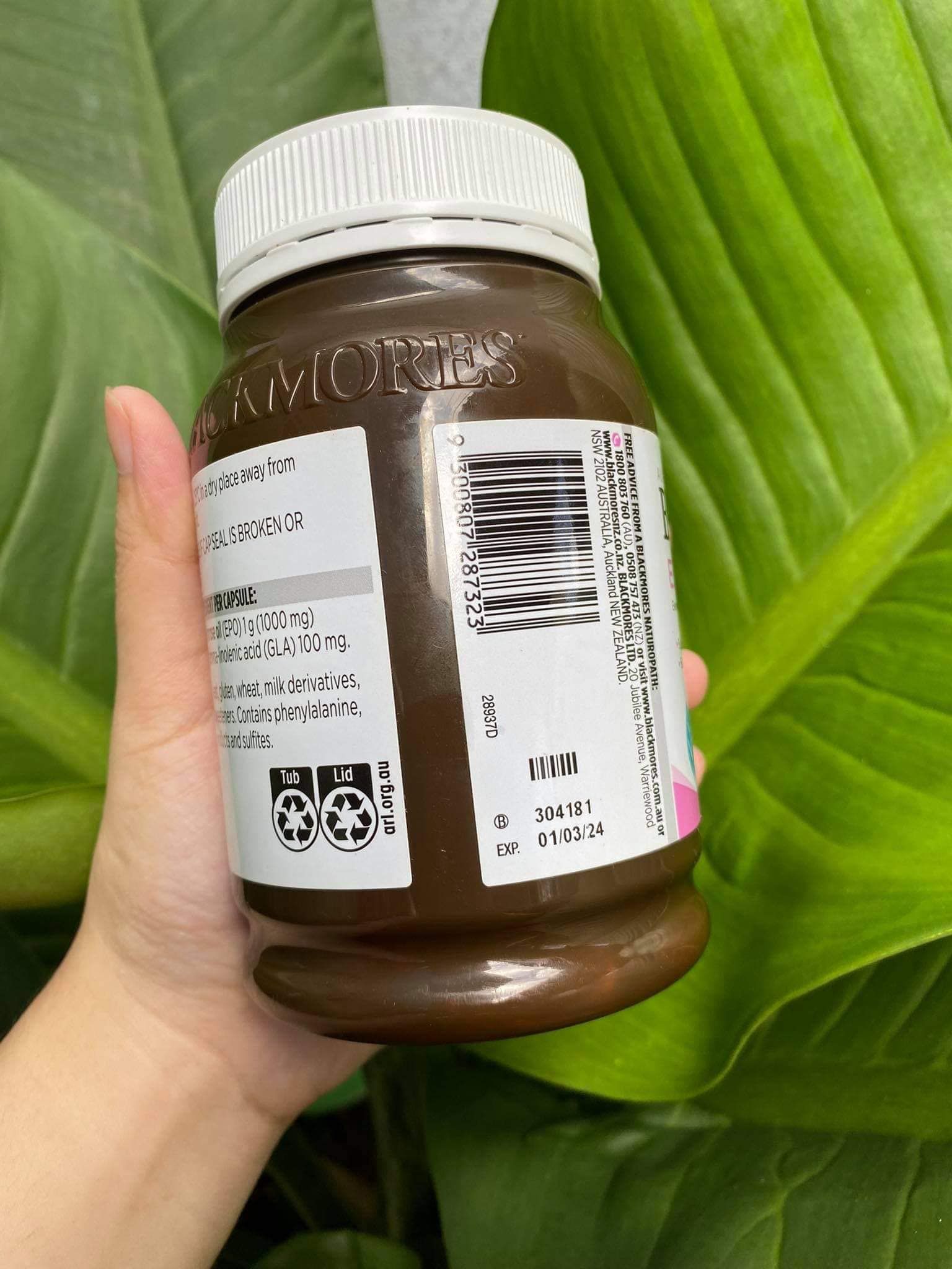 Tinh dầu hoa anh thảo Evening Primrose Oil – 190