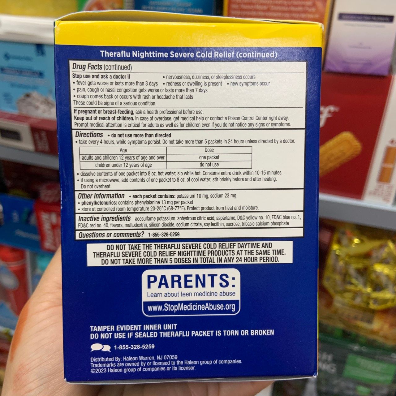 Trà giảm cảm lạnh, cảm cúm ngày và đêm Theraflu