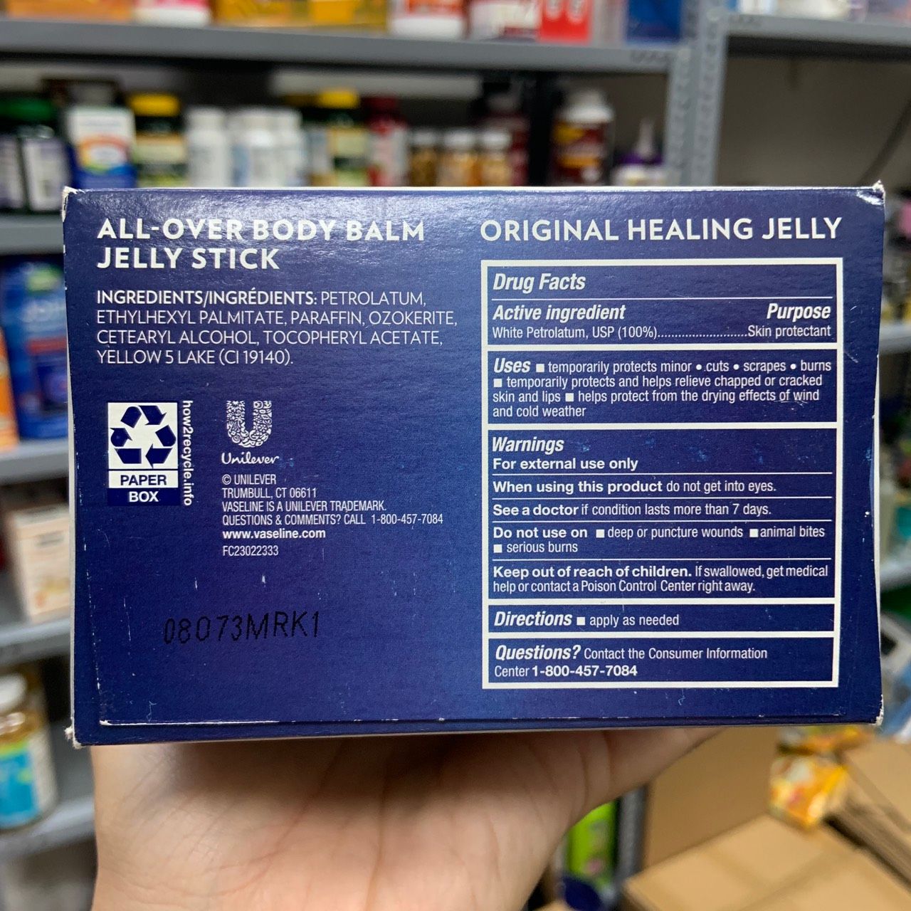 Vaseline dưỡng ẩm da Healing Jelly Original