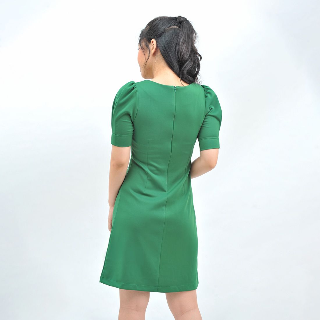 Váy đầm nữ công sở thời trang Eden xoắn eo - D416