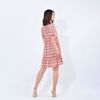Váy đầm nữ thời trang Eden dáng baby doll kẻ ca rô - D412