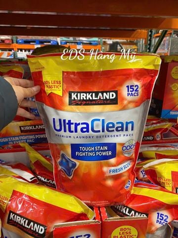  Viên giặt xả quần áo Kirkland Ultra Clean – 152 viên 