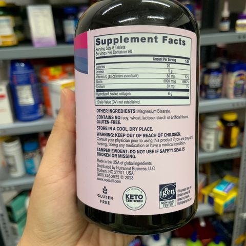  Viên uống bổ sung collagen Neocell Super Collagen + Vitamin C & Biotin – 360 viên 