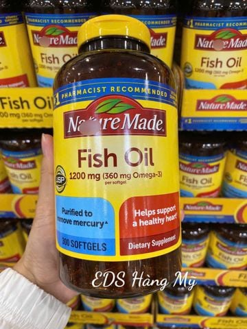  Viên uống dầu cá Nature Made Fish Oil Omega 3 1200mg 