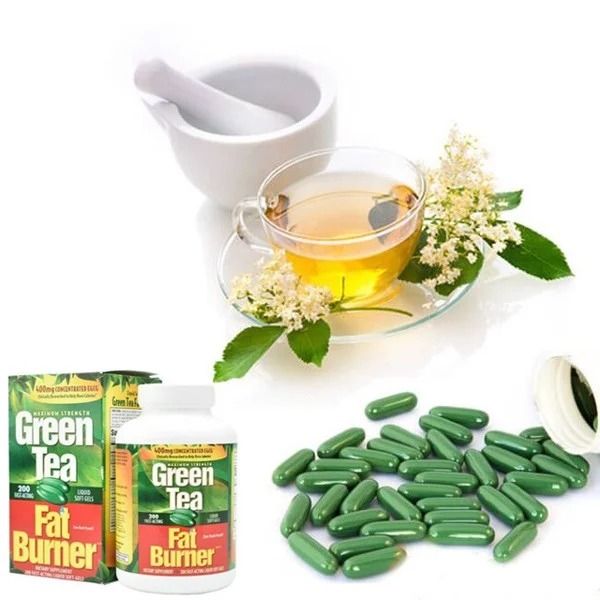 Viên uống hỗ trợ giảm cân từ trà xanh Green Tea Fat Burner 400mg – EDS -  Thời Trang Eden