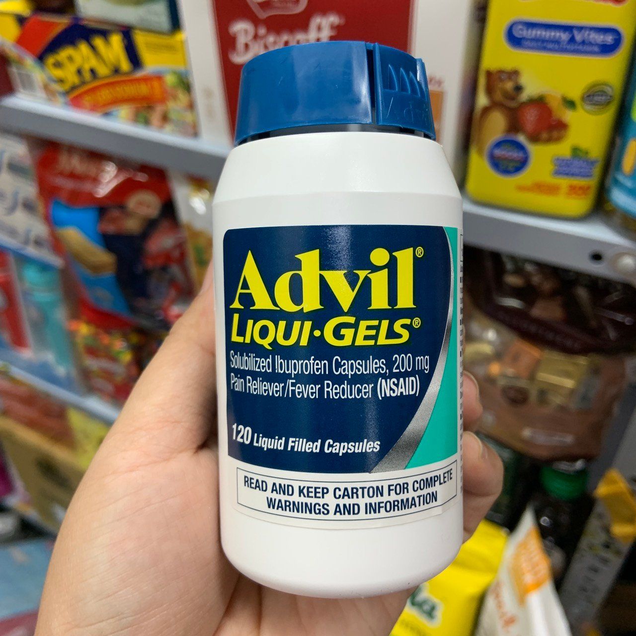 Viên uống giảm đau hạ sốt Advil Liqui Gels
