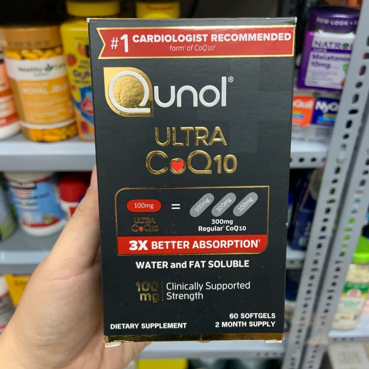 Viên uống hỗ tim mạch Qunol CoQ10