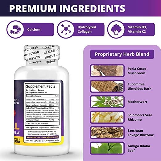 Viên uống tăng chiều cao dành cho trẻ Nubest Tall