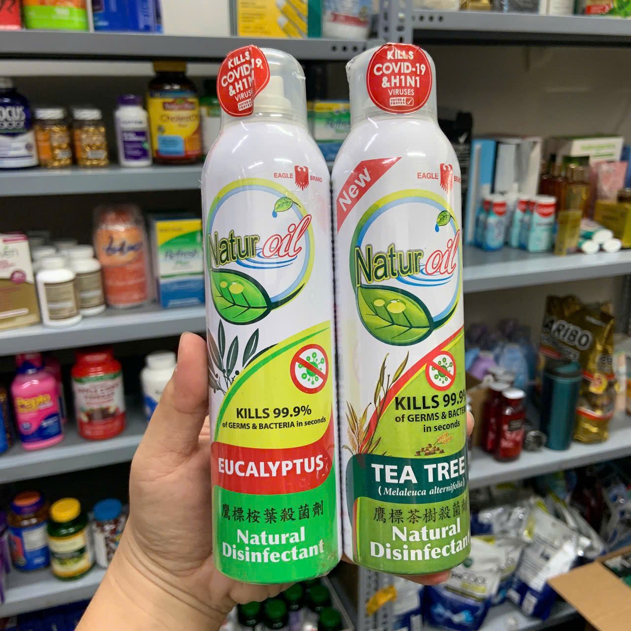 Xịt diệt khuẩn Eagle Natur Oil Eucalyptus Disinfectant Spray