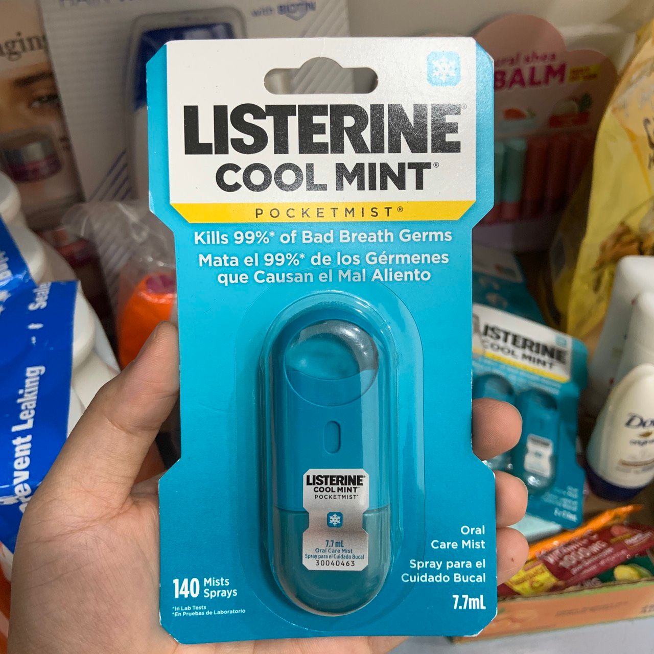 Xịt thơm miệng Listerine Cool Mint Pocketmist