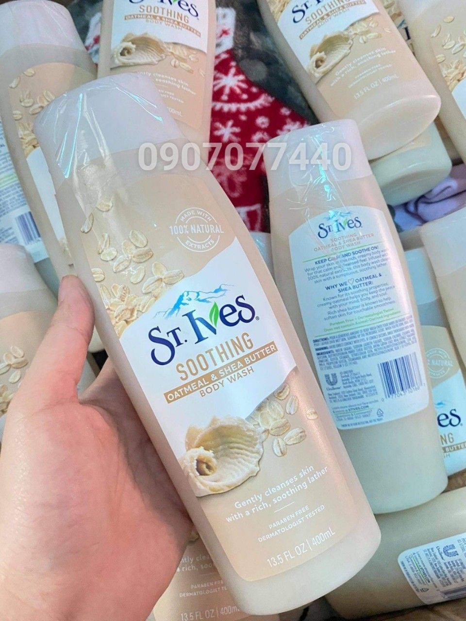 Sữa Tắm St.Ives Oatmeal & Shea Butter Soothing Body Wash – 400ml