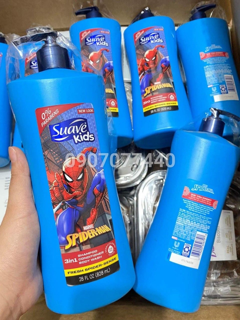 Sữa tắm 3 in 1 Suave Kid 828ml