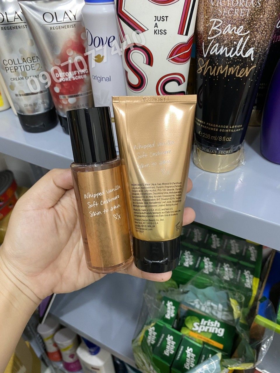 Bộ sản phẩm xịt thơm và dưỡng thể Victoria’s Secret – 75ml