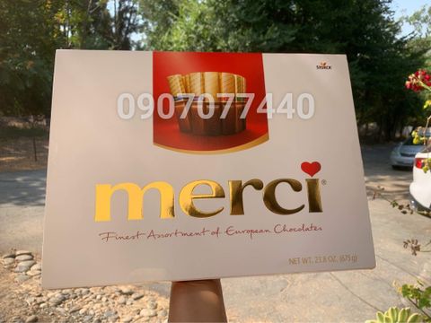  Chocolate thượng hạng Merci Finest Assortment Of European của Đức – 675gr 