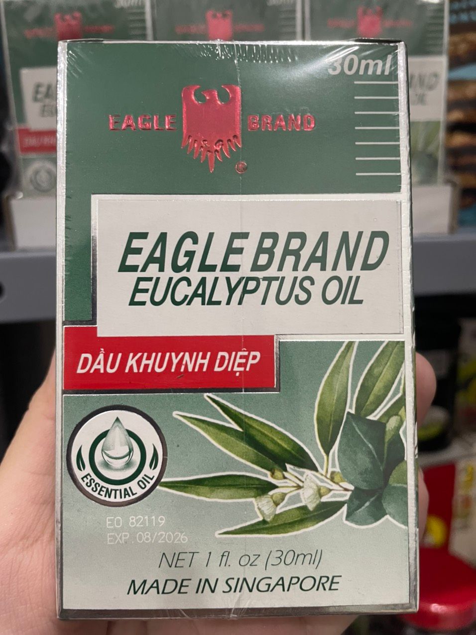 Dầu khuynh diệp Con Ó Eagle Brand Eucalyptus Oil của Mỹ