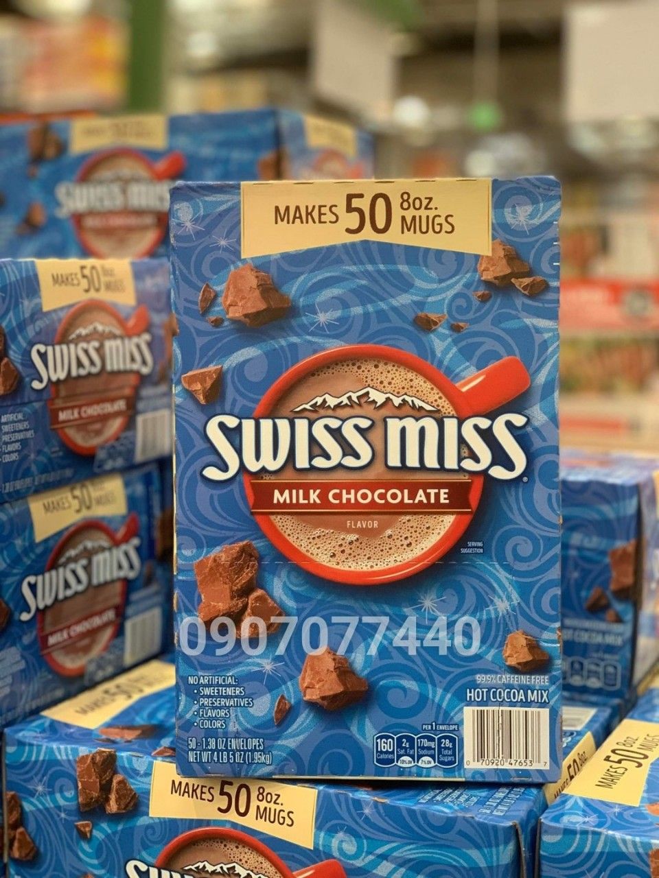 Bột ca cao sữa Swiss Miss Milk Chocolate – 1,95kg