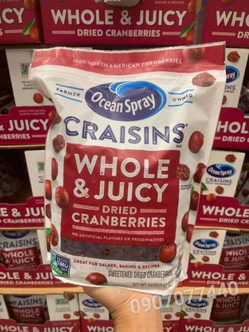 Nam việt quất sấy khô Ocean Spray Craisins Dried Cranberries 