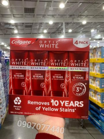  Kem đánh răng Colgate Optic White Renewal 