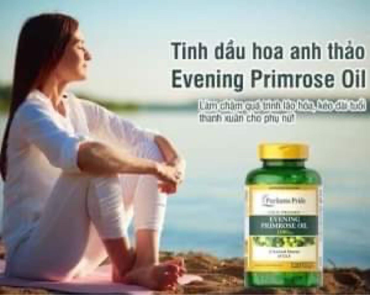 Viên uống tinh dầu hoa anh thảo Puritan's Pride Evening Primrose Oil