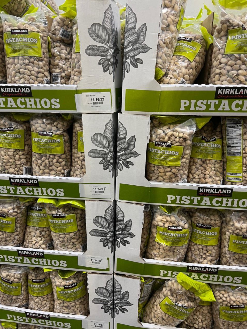 Hạt dẻ cười rang muối Pistachios Kirkland