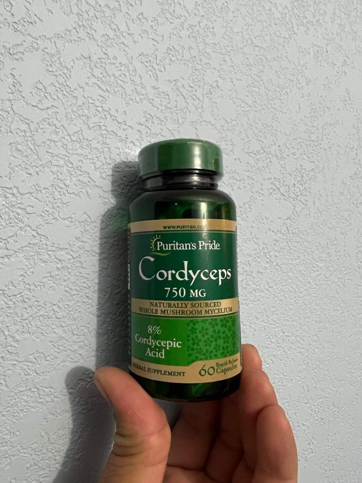 Viên uống đông trùng hạ thảo Puritan's Pride Cordyceps