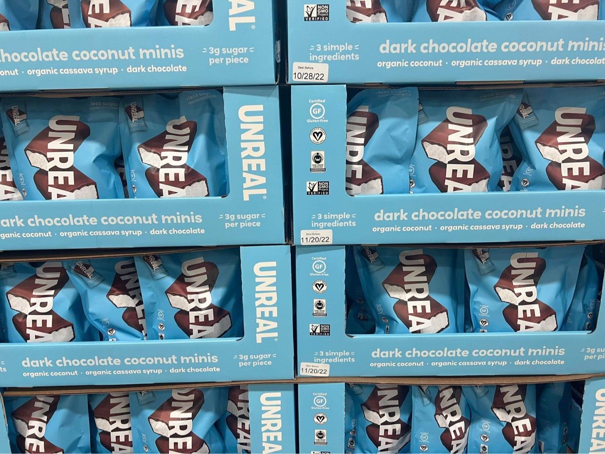 Kẹo chocolate nhân dừa Unreal Dark Chocolate Coconut Minis