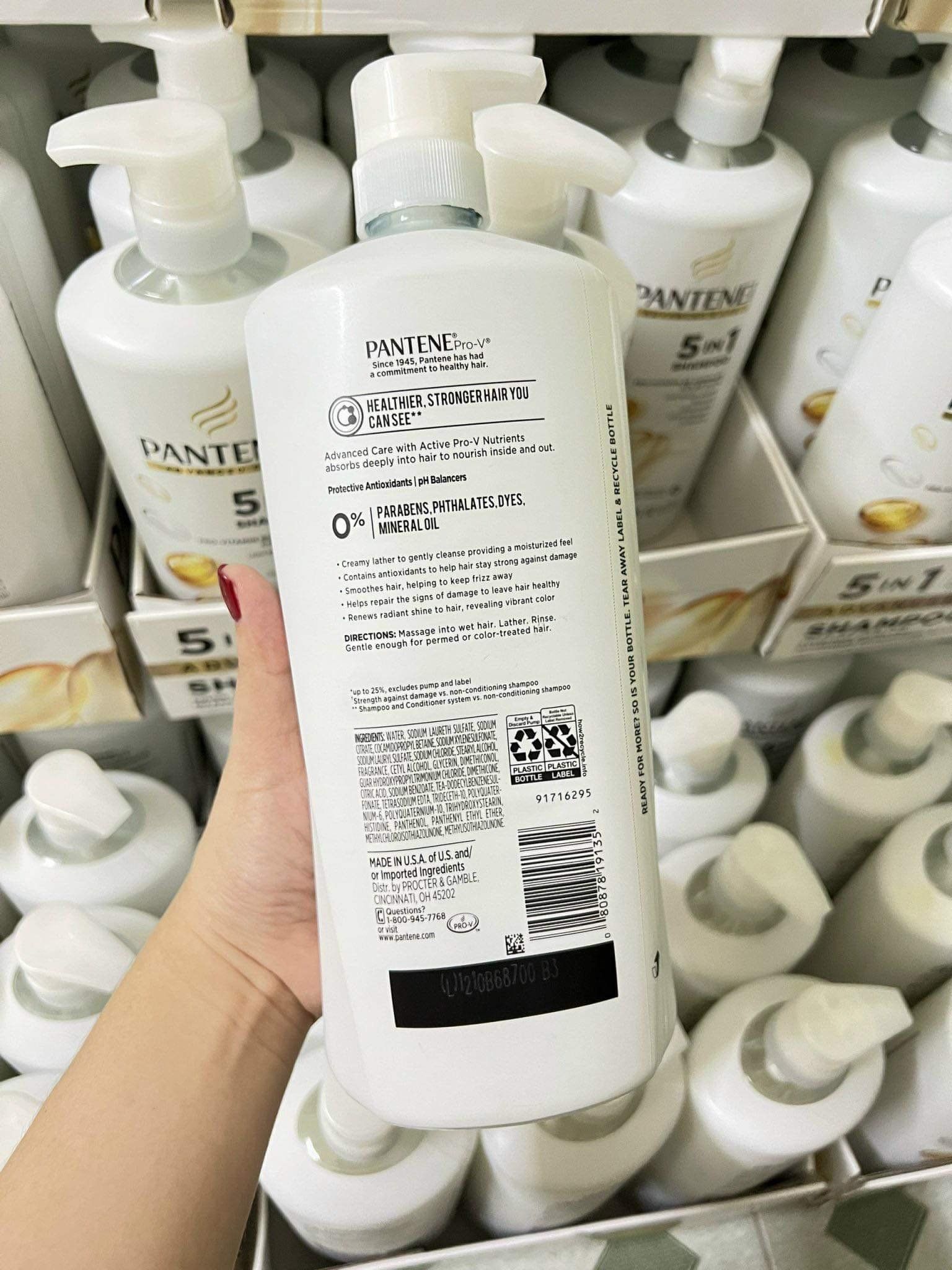 Dầu gội Pantene Pro-V Advanced Care 5 in 1 - Chai 1,13l
