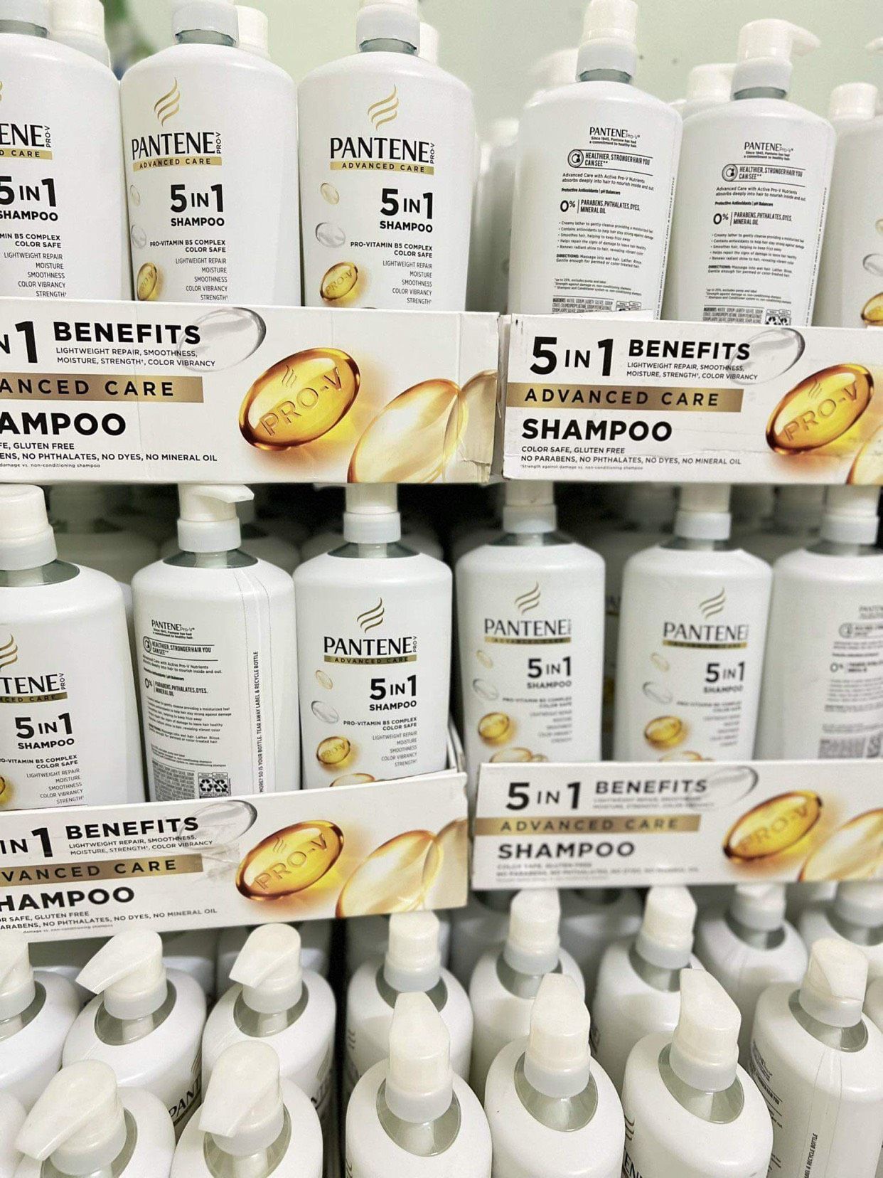 Dầu gội Pantene Pro-V Advanced Care 5 in 1 - Chai 1,13l