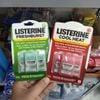 Miếng ngậm thơm miệng, diệt khuẩn Listerine Pocketpaks - Vỉ 3 hộp