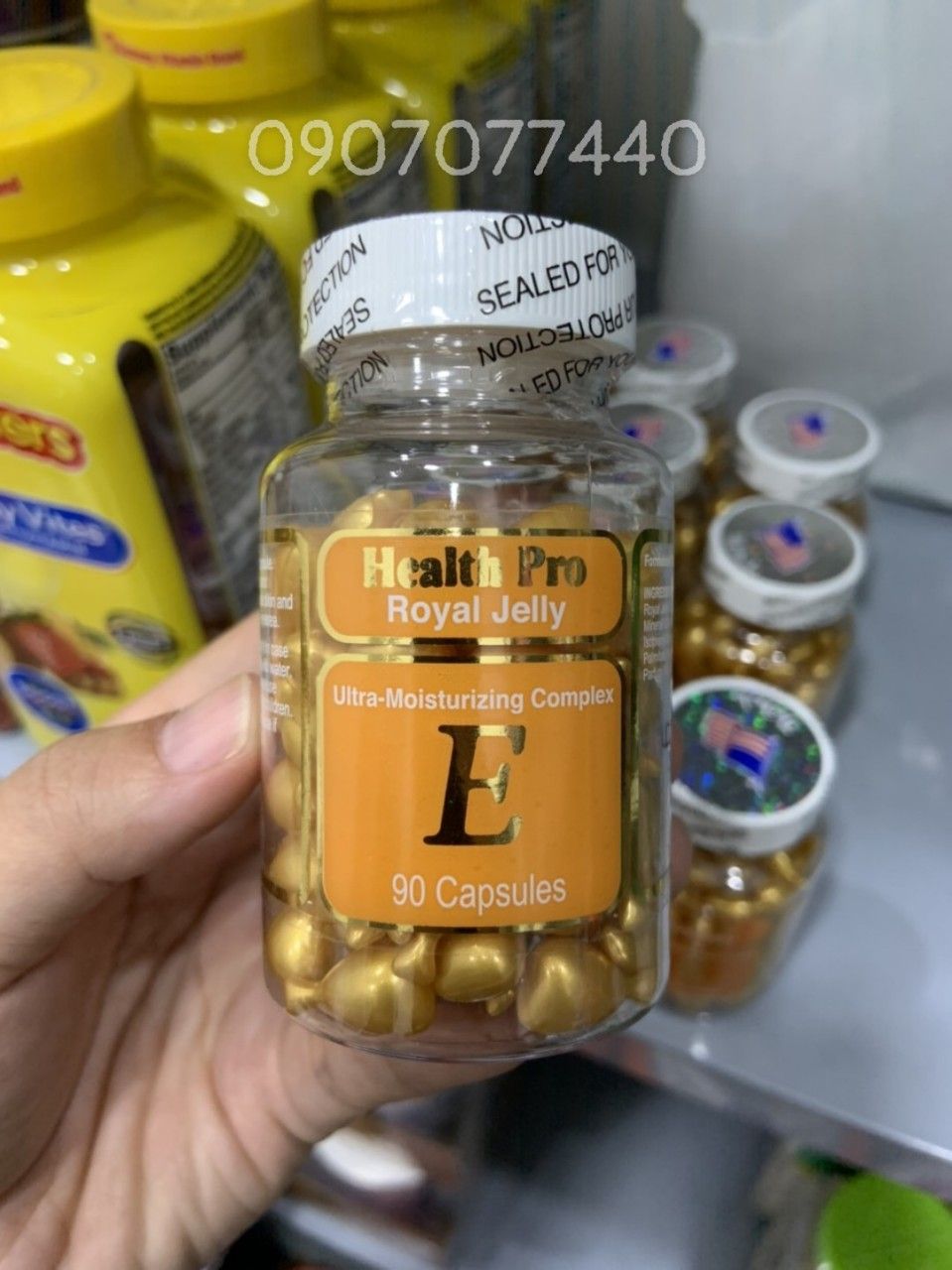 Viên nang dưỡng da Vitamin E Health Pro Royal Jelly