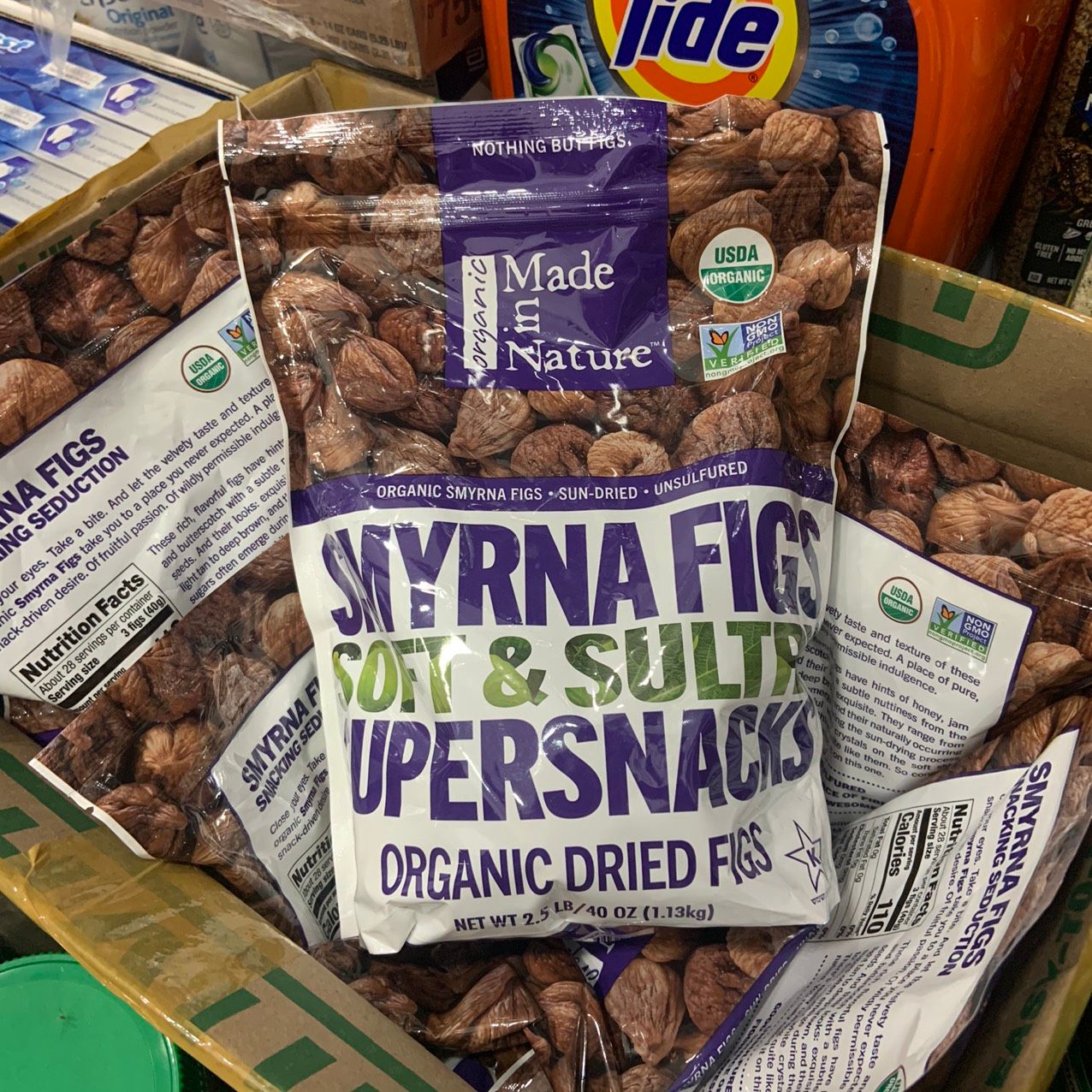 Sung hữu cơ sấy dẻo Made in Nature Organic Smyrna Figs – Bịch 1.13kg