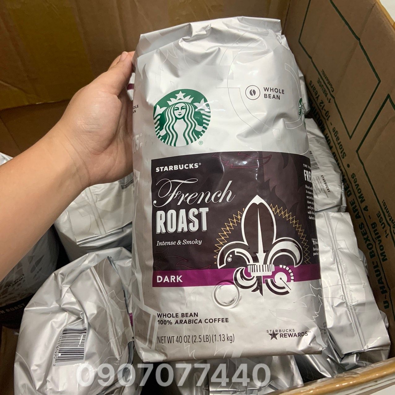 Cà phê hạt nguyên chất StarBucks Mỹ