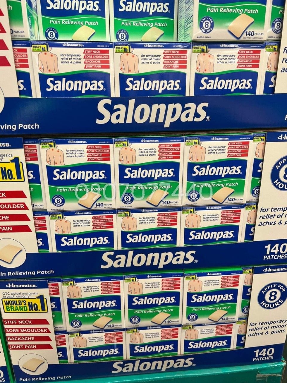 Cao dán Salonpas của Mỹ