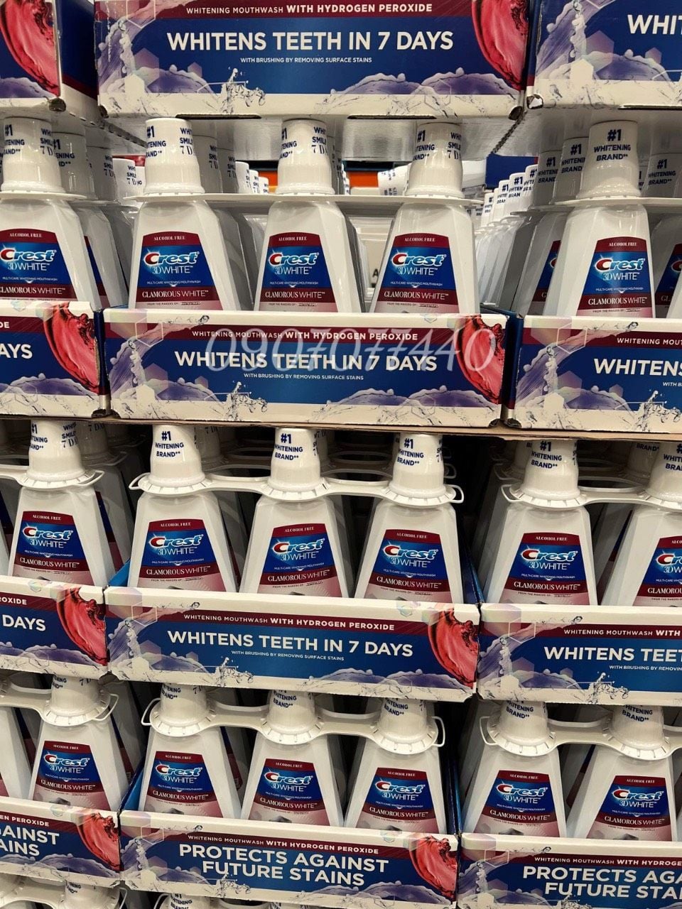 Nước súc miệng cao cấp Crest 3D White Glamorous White