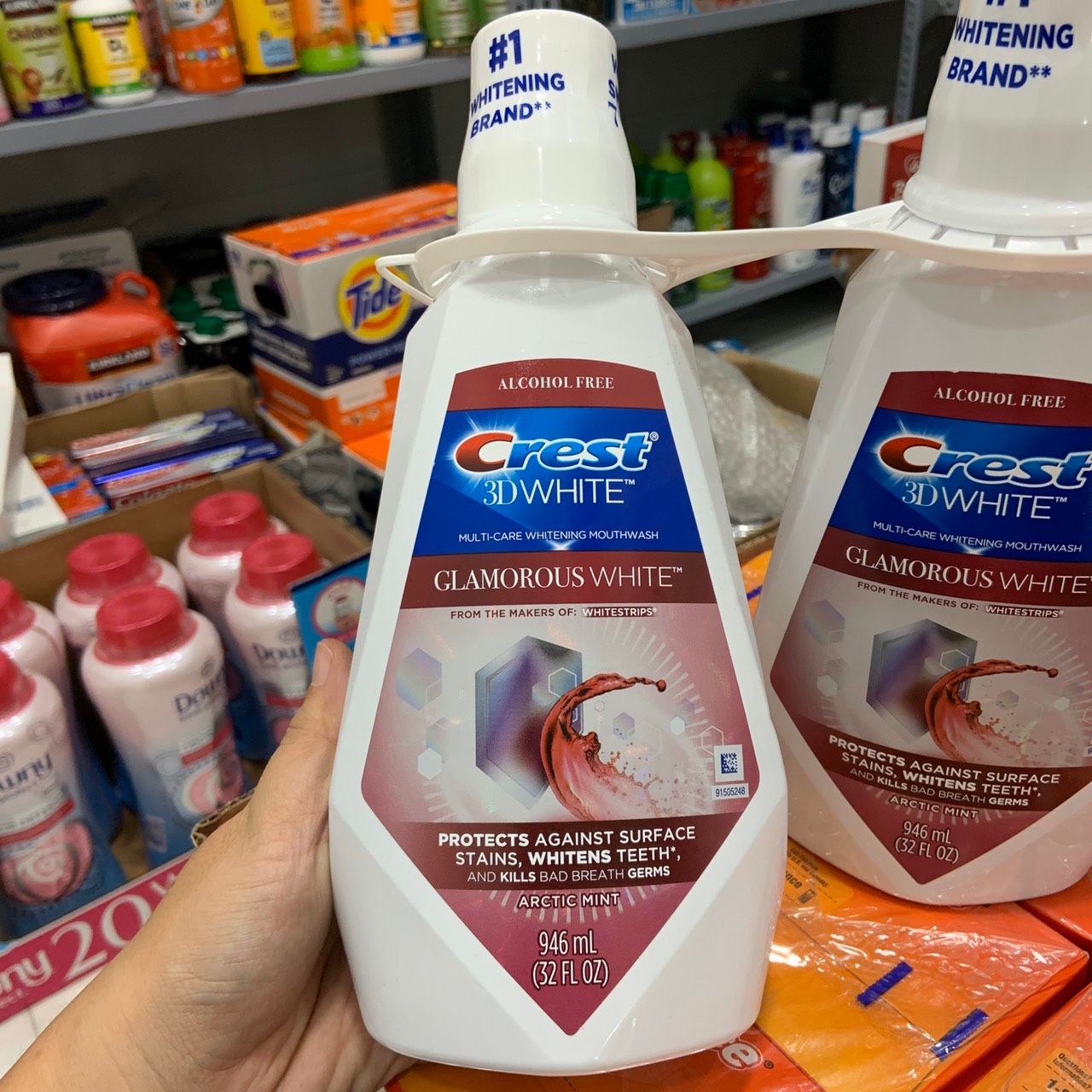 Nước súc miệng cao cấp Crest 3D White Glamorous White