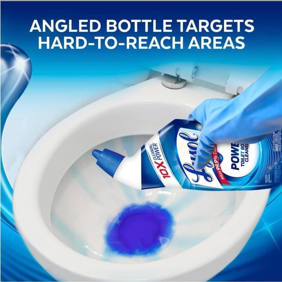 Nước tẩy rửa bồn cầu Lysol Advanced Toilet Bowl Cleaner của Mỹ