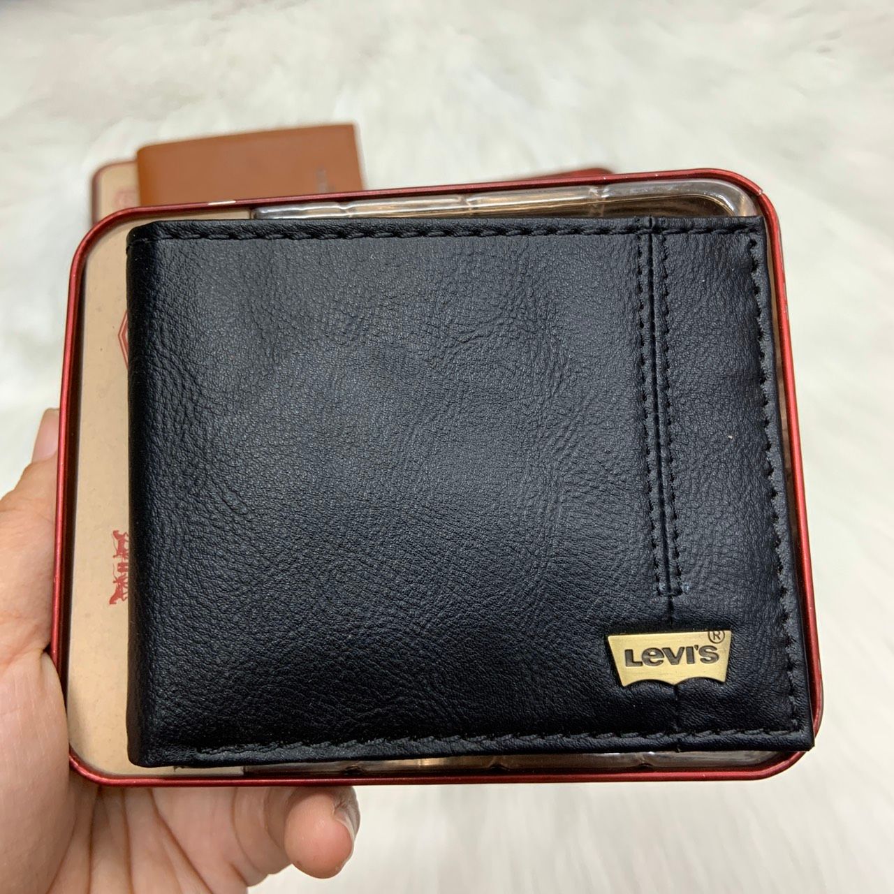 Bóp ví nam chất liệu da cao cấp full box Levi's